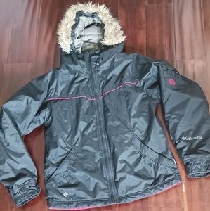 Vintage Columbia Black Winter Jacket VTG